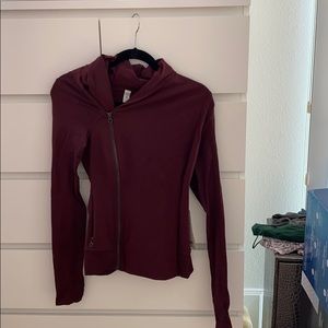 Burgundy brand new Bhakti Yoga Lululemon jacket